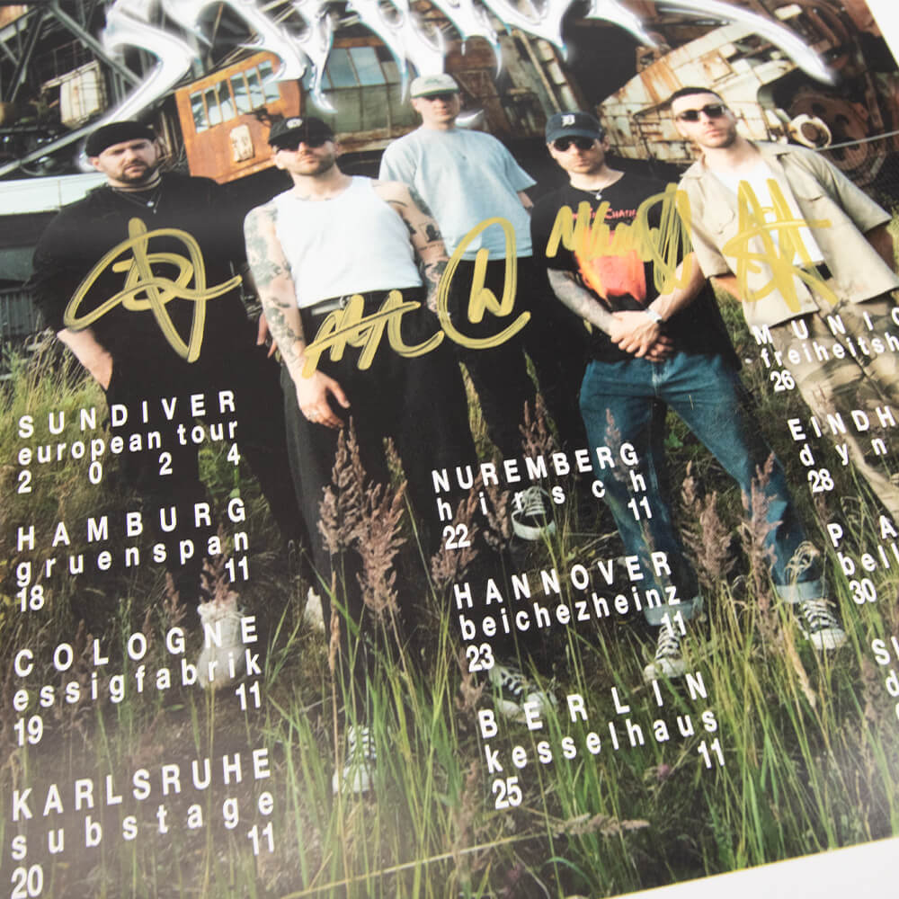 SIGNED 2024 EU Tour Print - A3