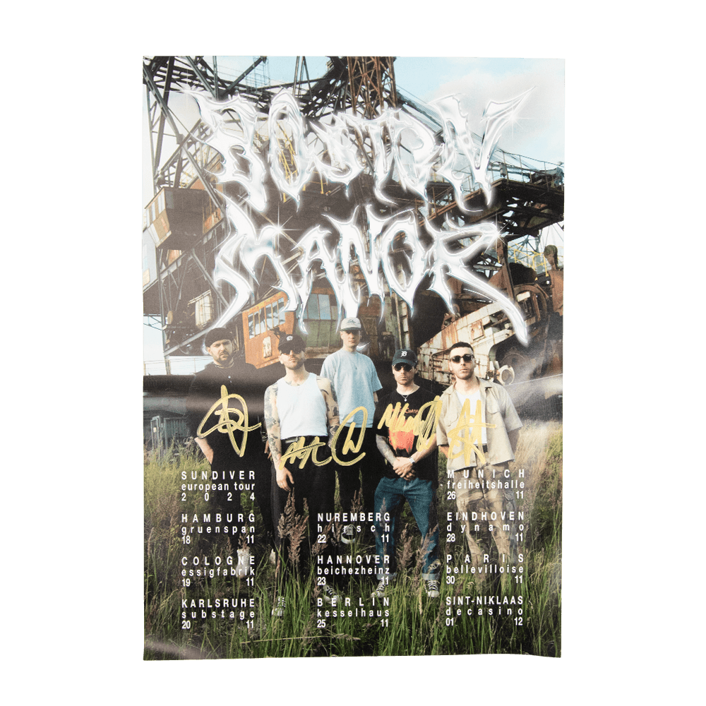 SIGNED 2024 EU Tour Print - A3