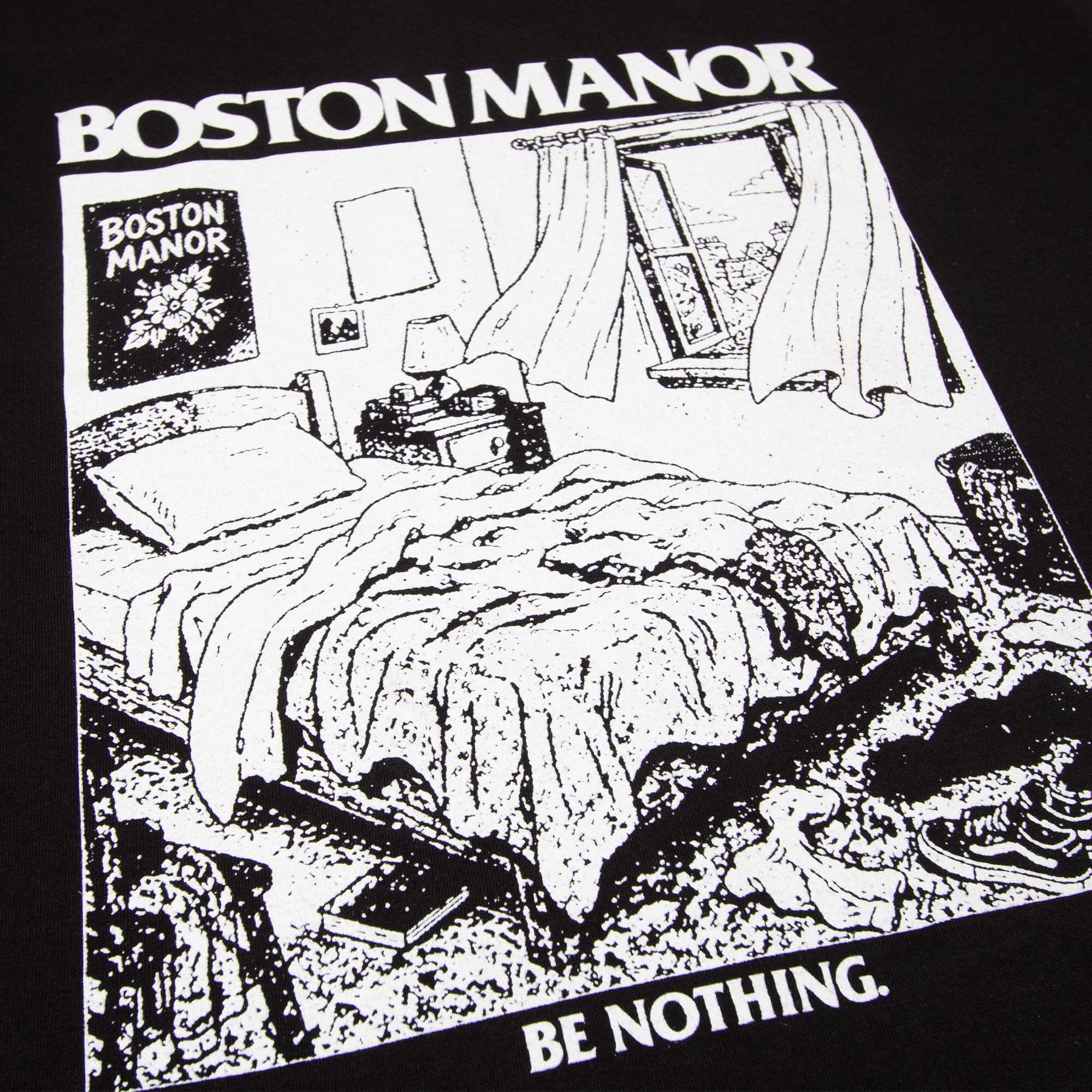 Be Nothing Ringer Tee - Black/White