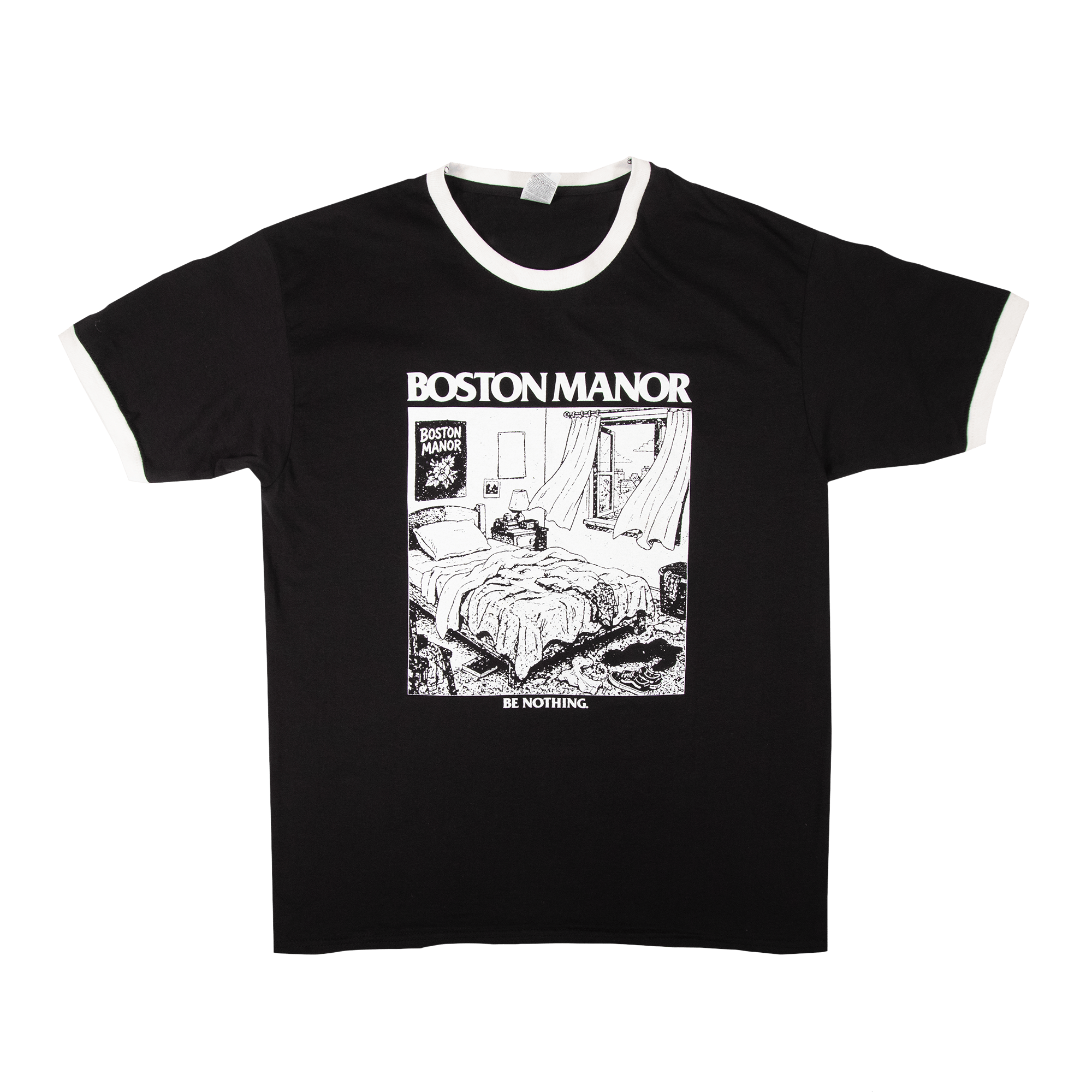 Be Nothing Ringer Tee - Black/White