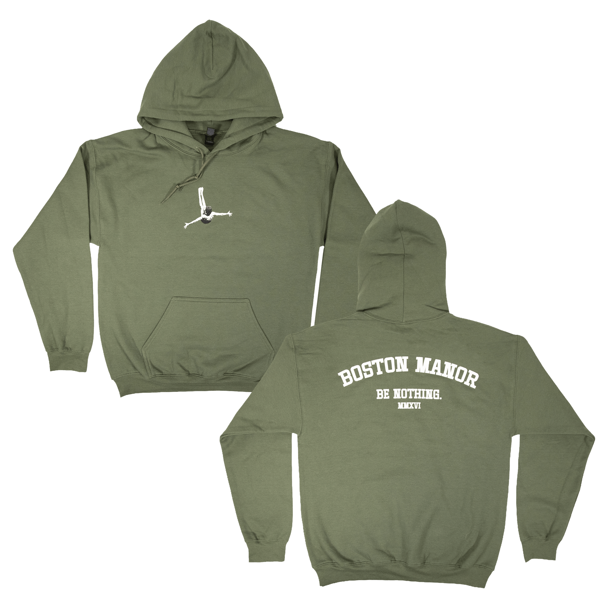 Be Nothing Hoodie - Military Green